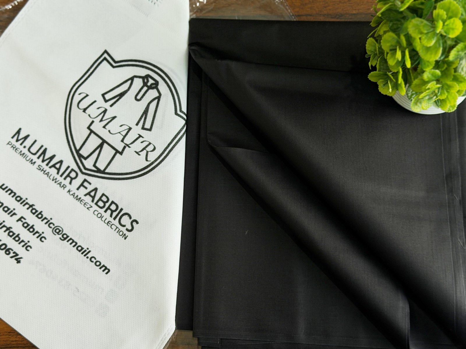 Jet Black Premium Tropical Cotton (pure cotton) - Image 2
