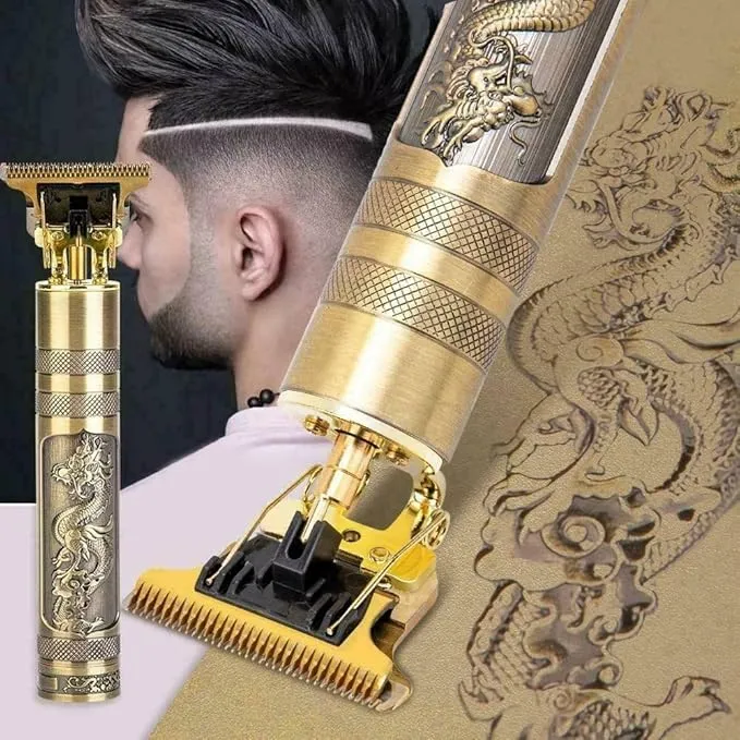 Vintage T9 Professional Trimmer – Close-Cutting T-Blade Hair Clipper for Men - Metal Body - Image 4
