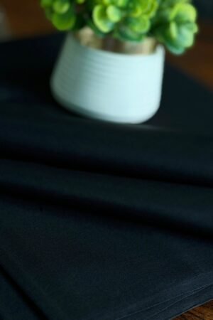 Jet Black Premium Tropical Cotton (pure cotton)