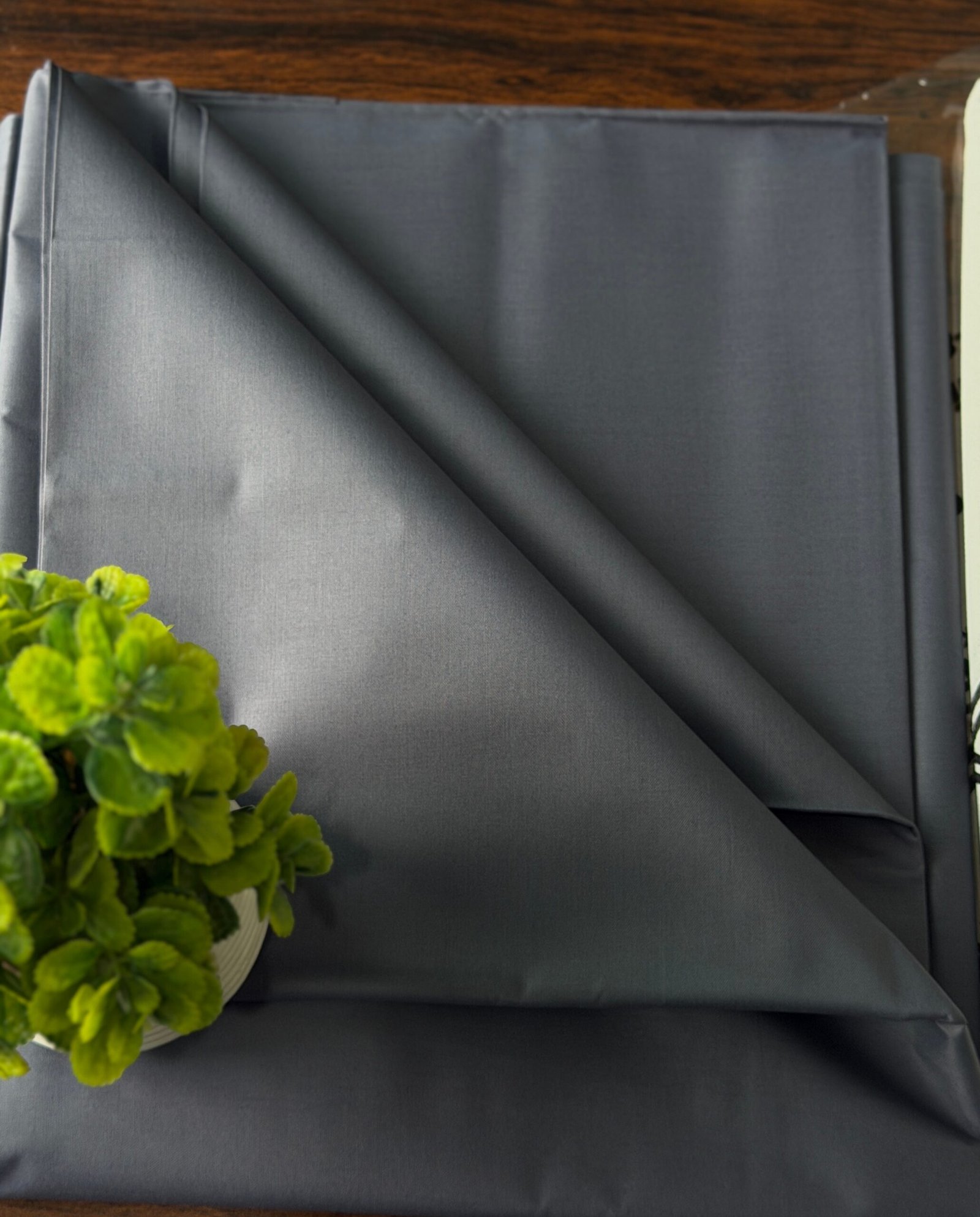 Smokey Grey Premium Tropical Cotton (pure cotton) - Image 2